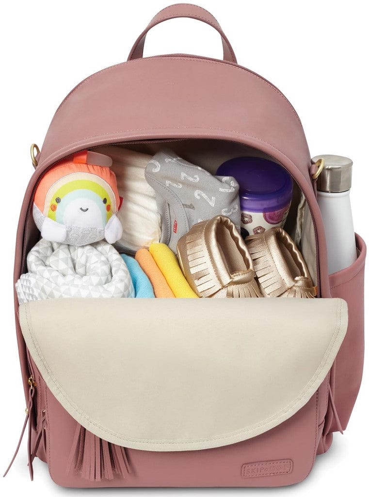 Skip Hop Greenwich Simply Chic Backpack Diaper Bag  - Dusty Rose