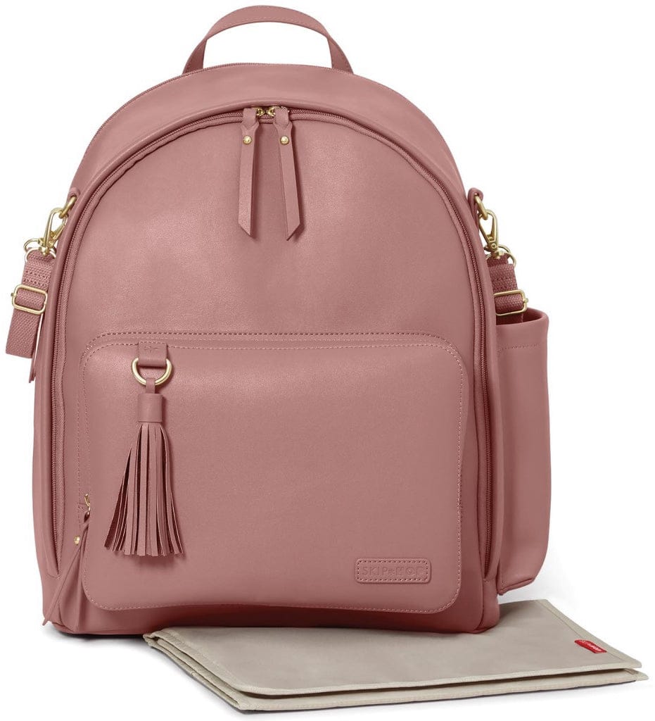Skip Hop Greenwich Simply Chic Backpack Diaper Bag  - Dusty Rose