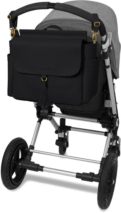 Skip Hop Greenwich Simply Chic Convertible Backpack Diaper Bag - Black