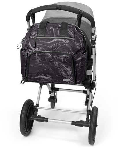 Skip Hop Mainframe Backpack Diaper Bag  - Black Marble