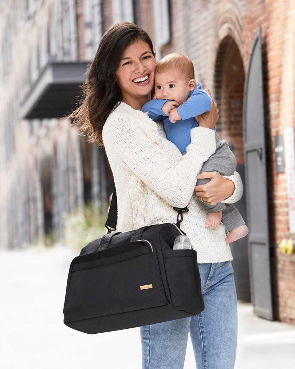 Skip Hop MainFrame Satchel Diaper Bag - Black