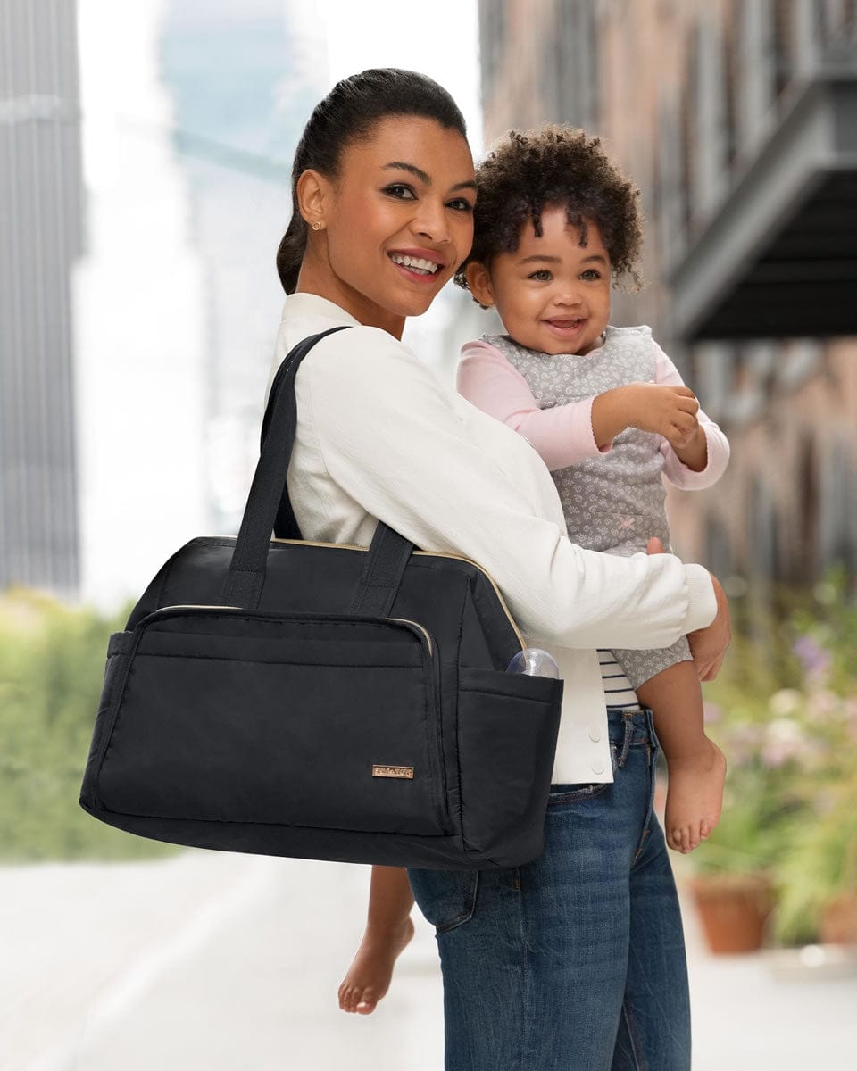 Skip Hop MainFrame Satchel Diaper Bag - Black