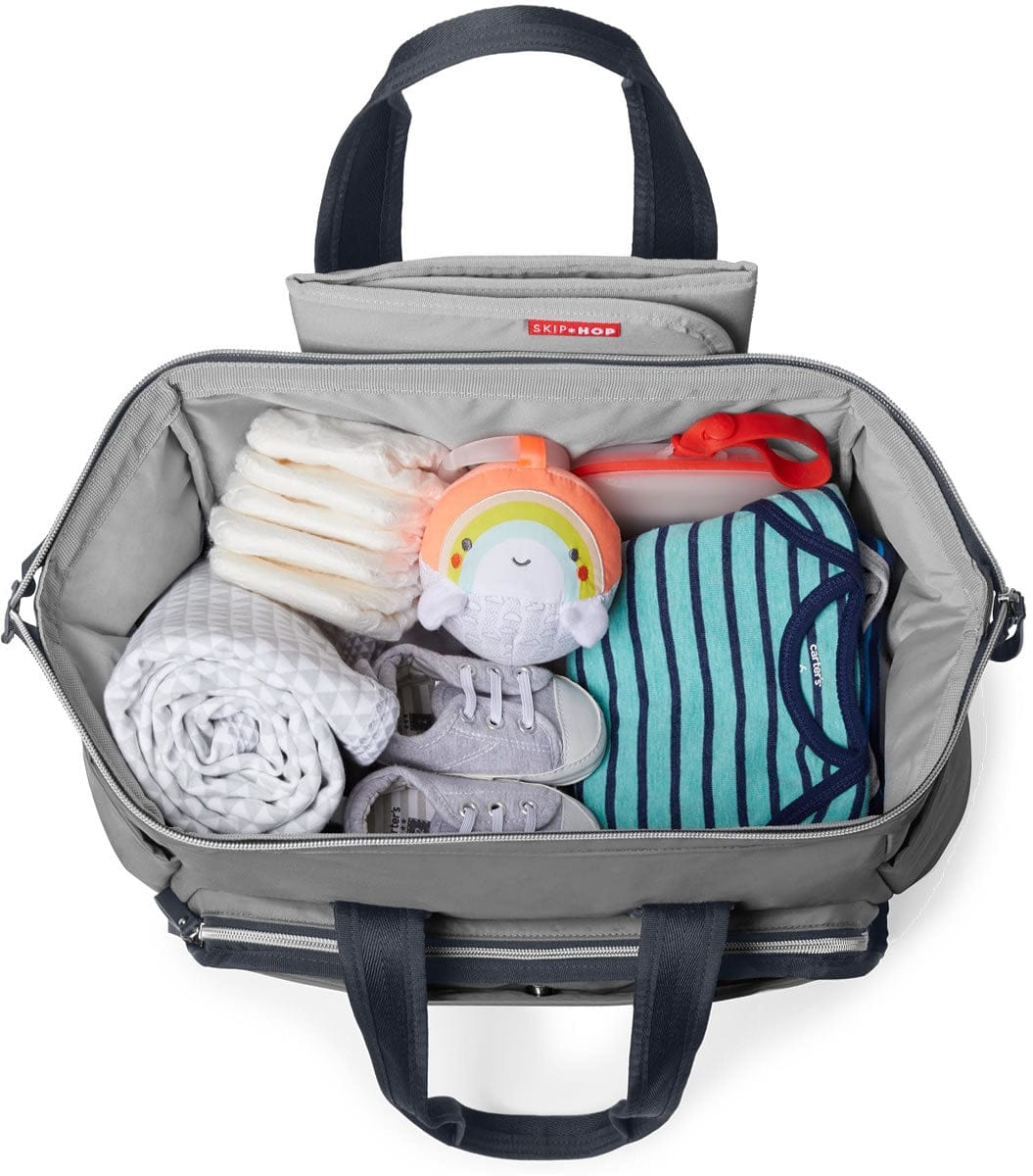 Skip Hop MainFrame Satchel Diaper Bag - Slate