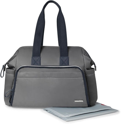 Skip Hop MainFrame Satchel Diaper Bag - Slate