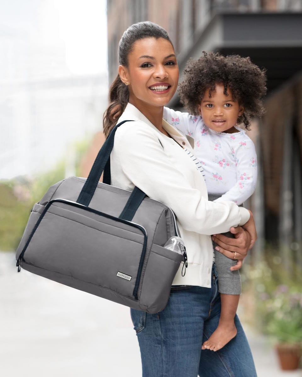 Skip Hop MainFrame Satchel Diaper Bag - Slate