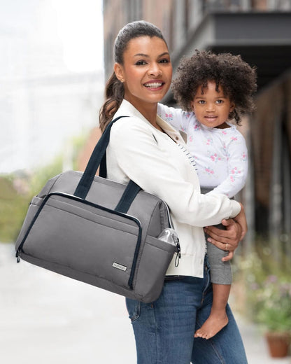 Skip Hop MainFrame Satchel Diaper Bag - Slate