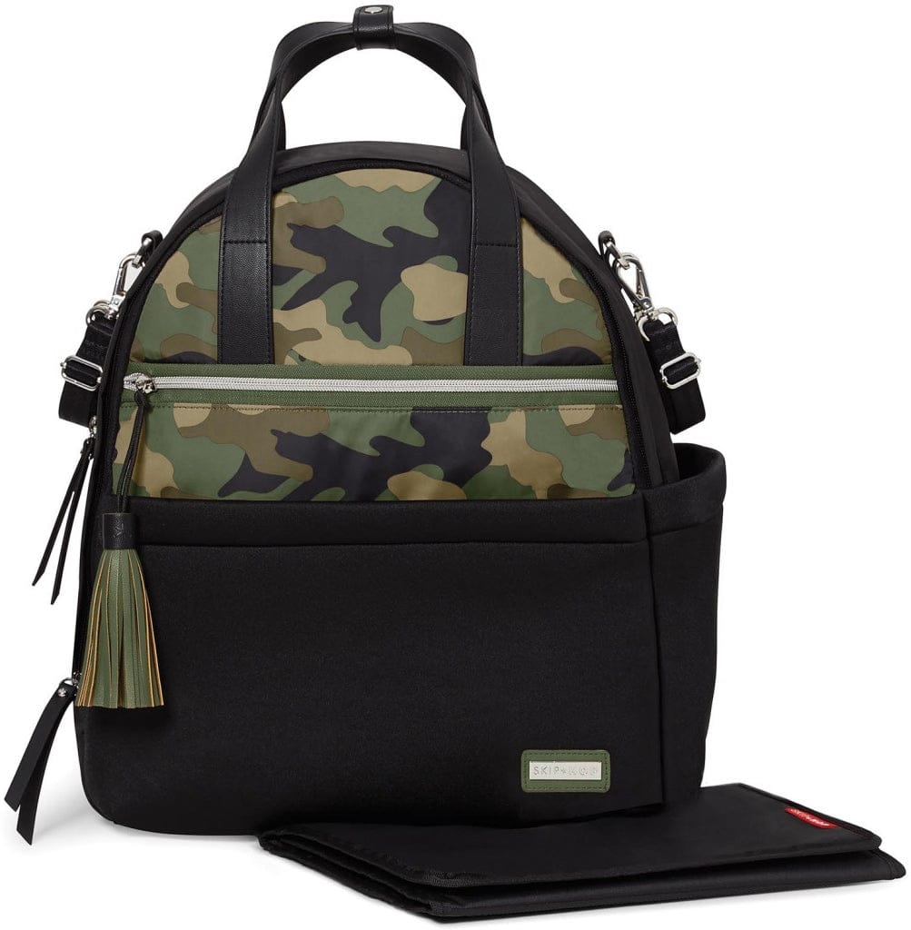 Skip Hop Nolita Neoprene Backpack Diaper Bag  - Black/Camo