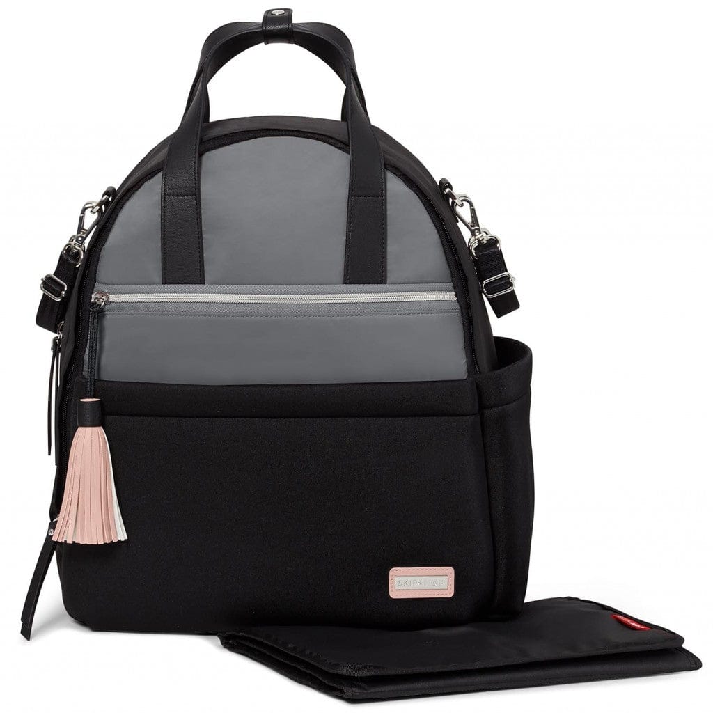 Skip Hop Nolita Neoprene Backpack Diaper Bag  - Black/Grey