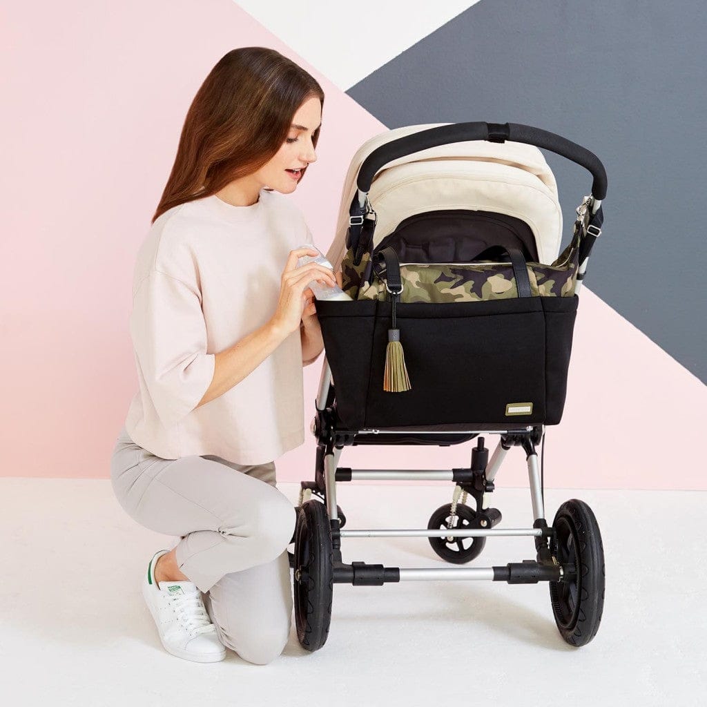 Skip Hop Nolita Neoprene Tote Diaper Bag - Black/Camo