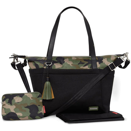 Skip Hop Nolita Neoprene Tote Diaper Bag - Black/Camo