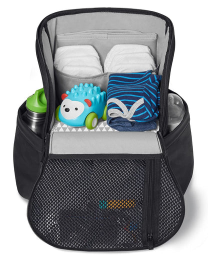 Skip Hop Paxwell Easy-Access Backpack Diaper Bag  - Black/Camo