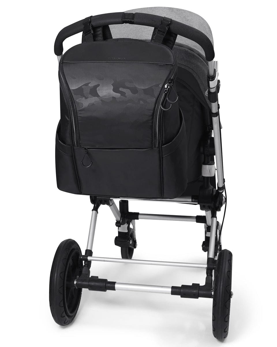 Skip Hop Paxwell Easy-Access Backpack Diaper Bag  - Black/Camo
