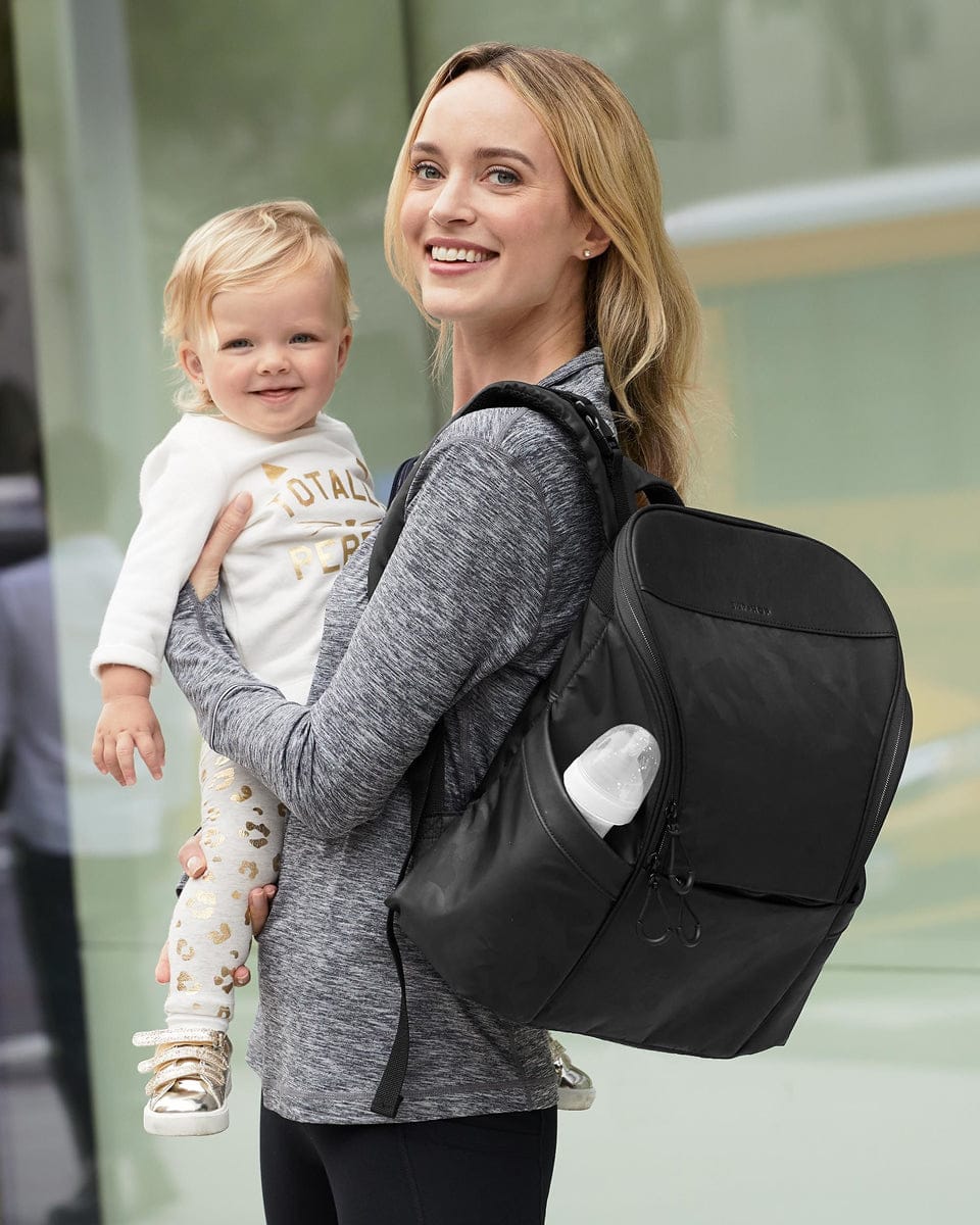Skip Hop Paxwell Easy-Access Backpack Diaper Bag  - Black/Camo
