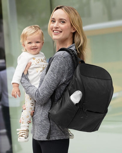 Skip Hop Paxwell Easy-Access Backpack Diaper Bag  - Black/Camo