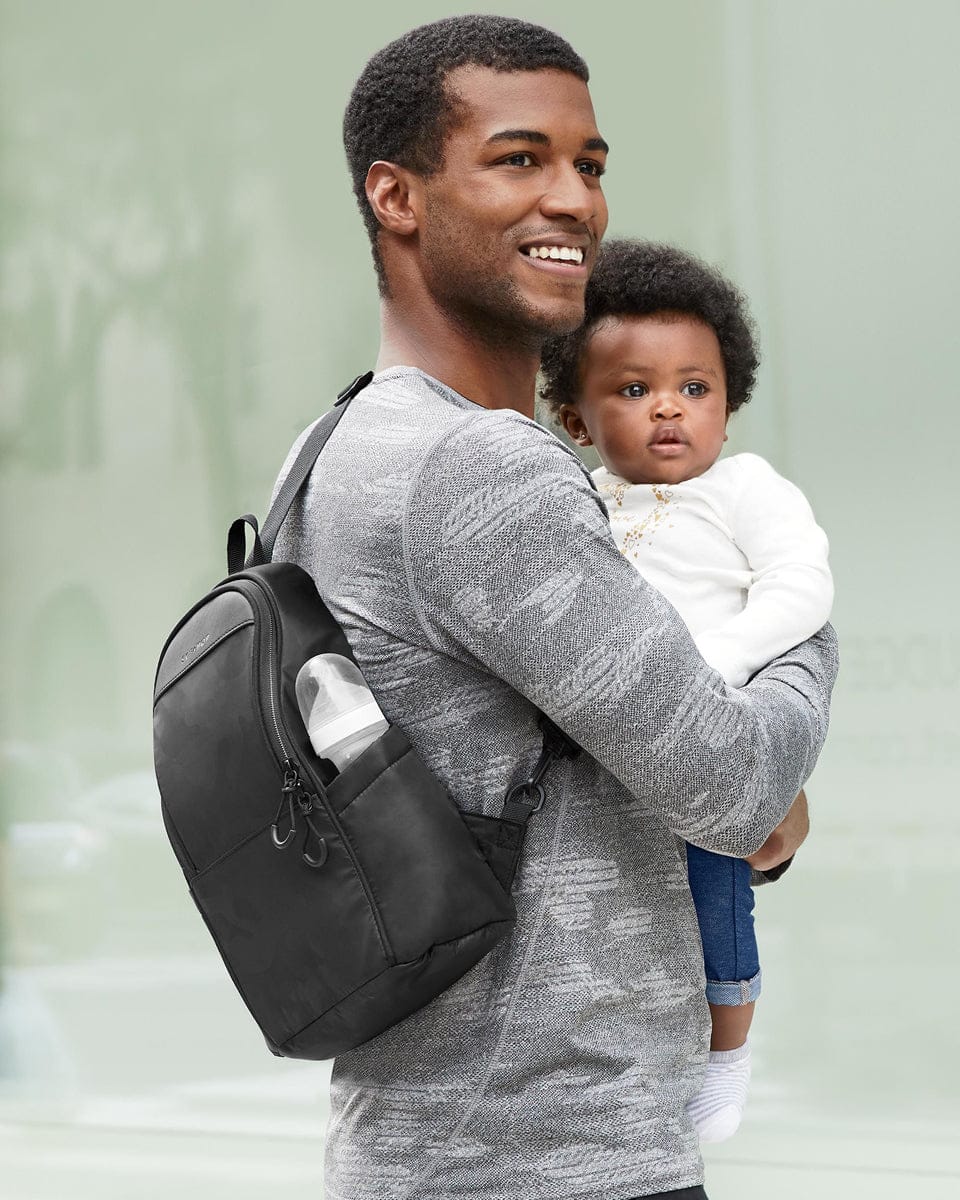 Skip Hop Paxwell Easy-Access Diaper Sling- Black/Camo - 200175
