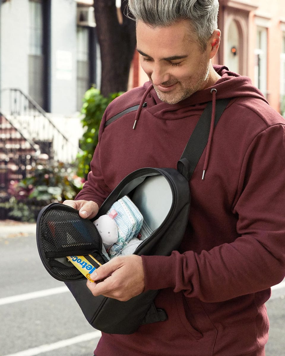 Skip Hop Paxwell Easy-Access Diaper Sling- Black/Camo - 200175