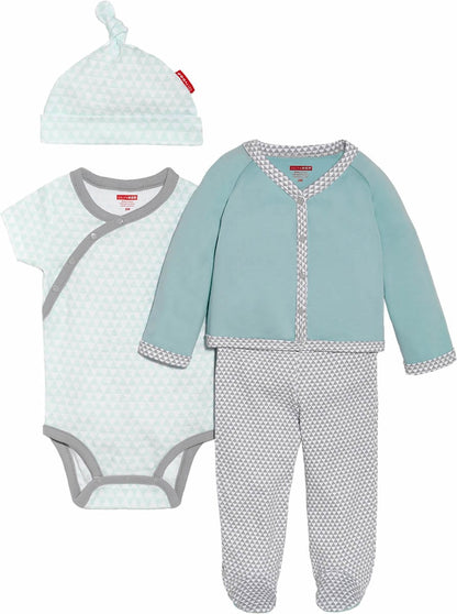 Skip Hop Petite Triangles 4-Piece Welcome Home Set - Pink (Newborn) - 279250-NB