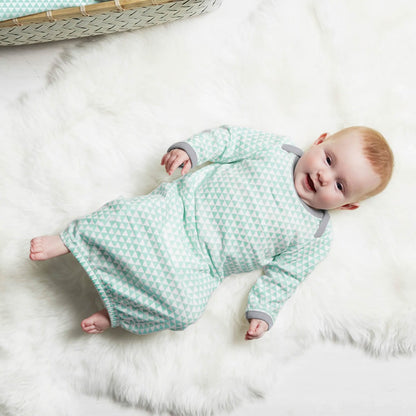 Skip Hop Petite Triangles Baby Gown - Blue - 279246