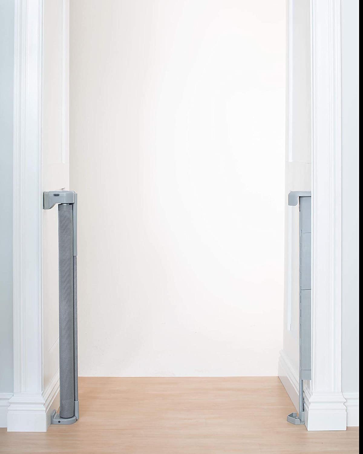 Skip Hop Playview Retractable Baby Gate - Grey Mesh