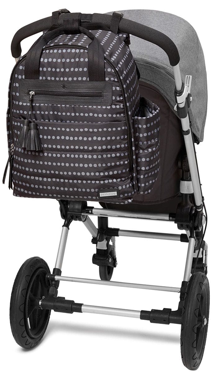 Skip Hop Riverside Ultra Light Backpack Diaper Bag  - Black Dot - 200851