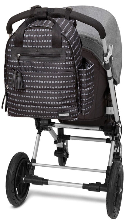 Skip Hop Riverside Ultra Light Backpack Diaper Bag  - Black Dot - 200851