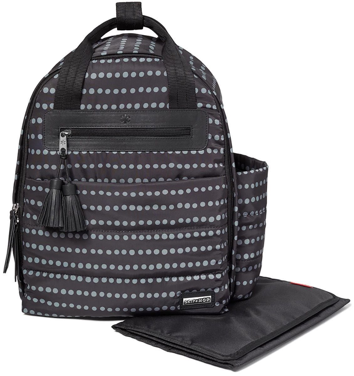 Skip Hop Riverside Ultra Light Backpack Diaper Bag  - Black Dot - 200851