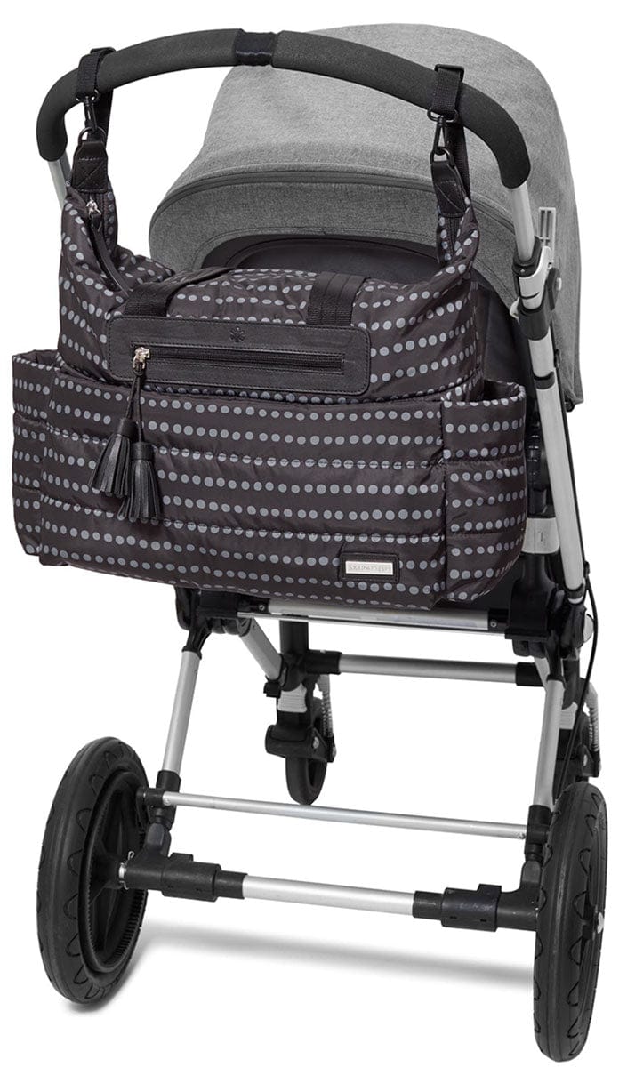 Skip Hop Riverside Ultra Light Satchel Diaper Bag - Black Dot - 200801