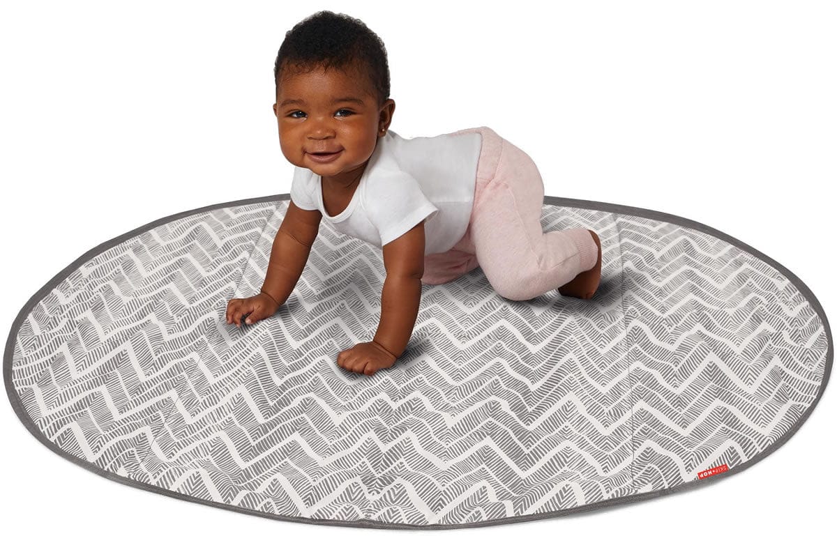 Skip Hop Round Trip Travel Mat - Grey Zig Zag - 274150