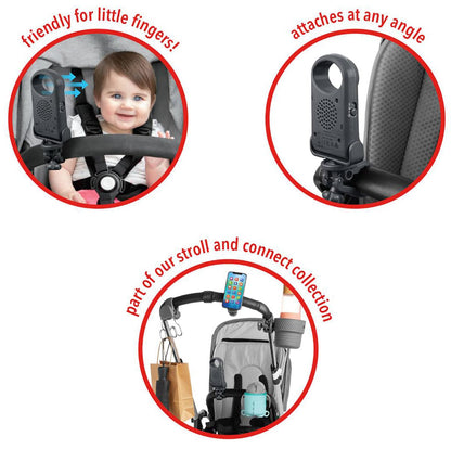 Skip Hop Stroll & Connect Bladeless Stroller Fan - Grey