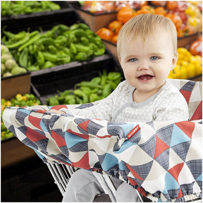 Skip Hop Take Cover Shopping Cart Cover - Triangles
