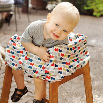 Skip Hop Take Cover Shopping Cart/High Chair Cover - Double Dots