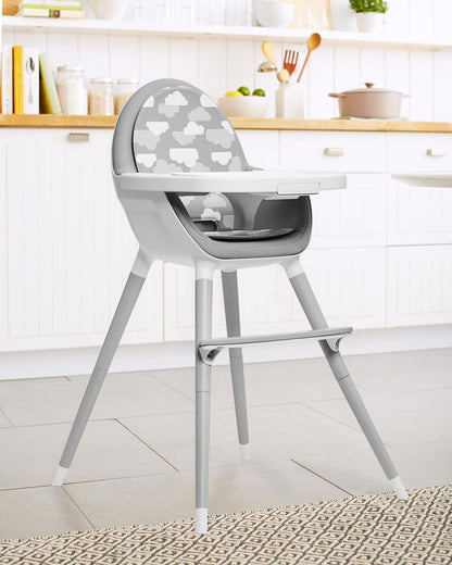 Skip Hop TUO Convertible High Chair - Grey/Clouds