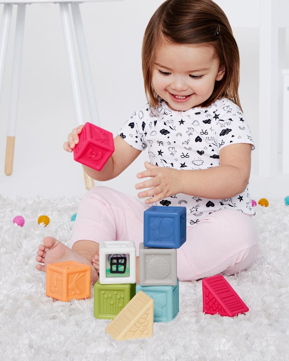 Skip Hop Vibrant Village Squeeze & Squeak Blocks
