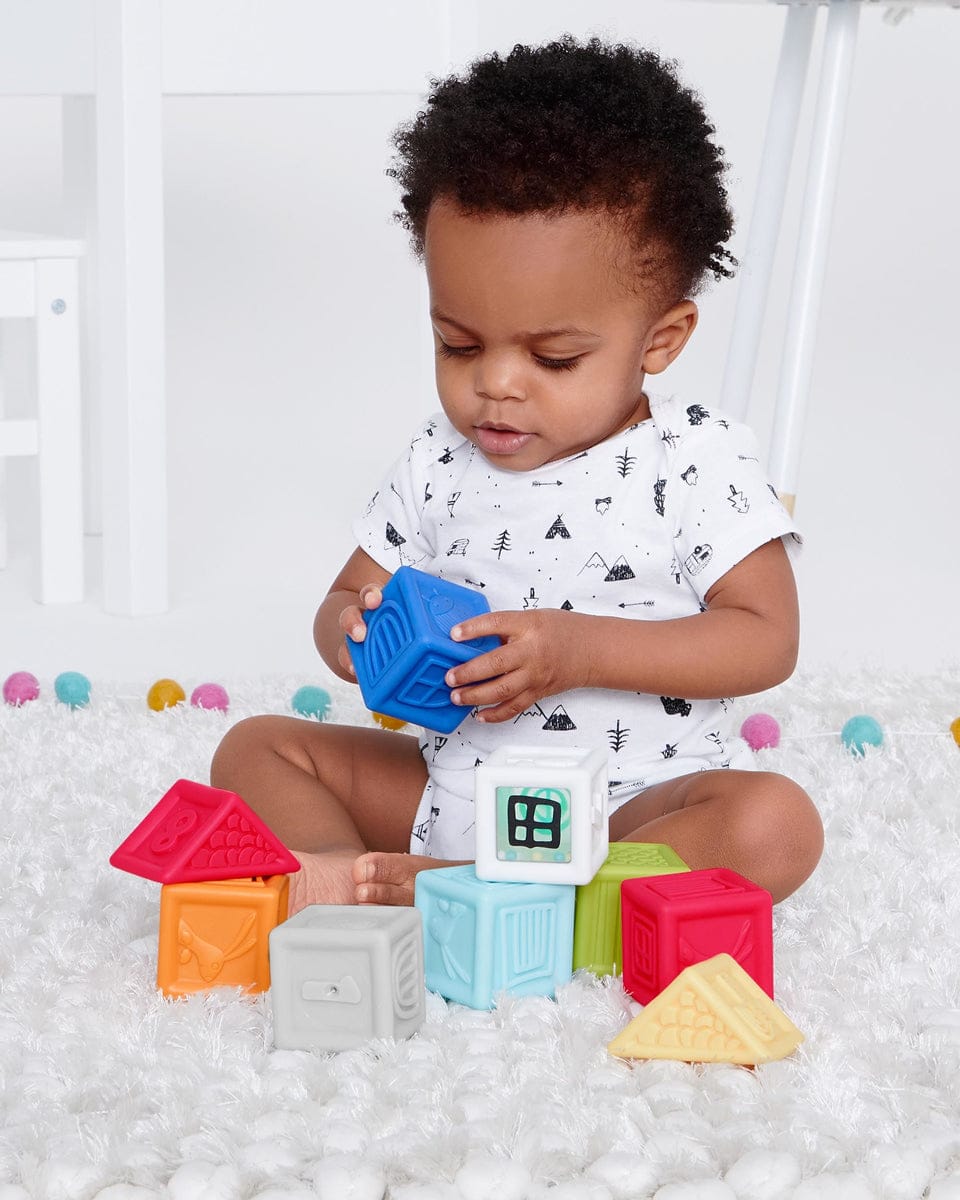 Skip Hop Vibrant Village Squeeze & Squeak Blocks