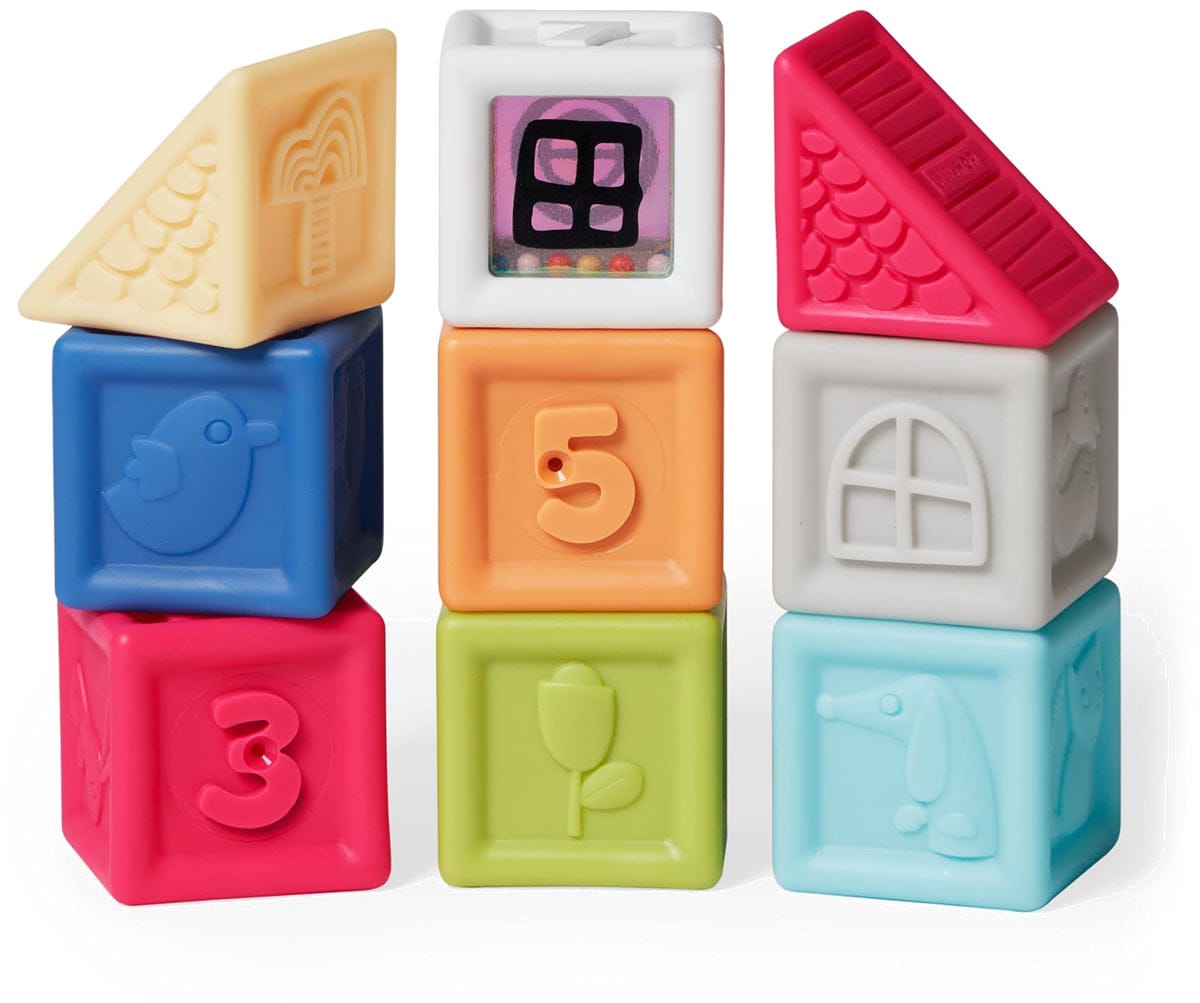 Skip Hop Vibrant Village Squeeze & Squeak Blocks