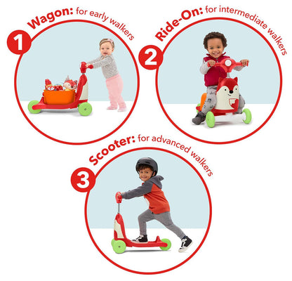 Skip Hop Zoo 3-in-1 Ride On - Fox
