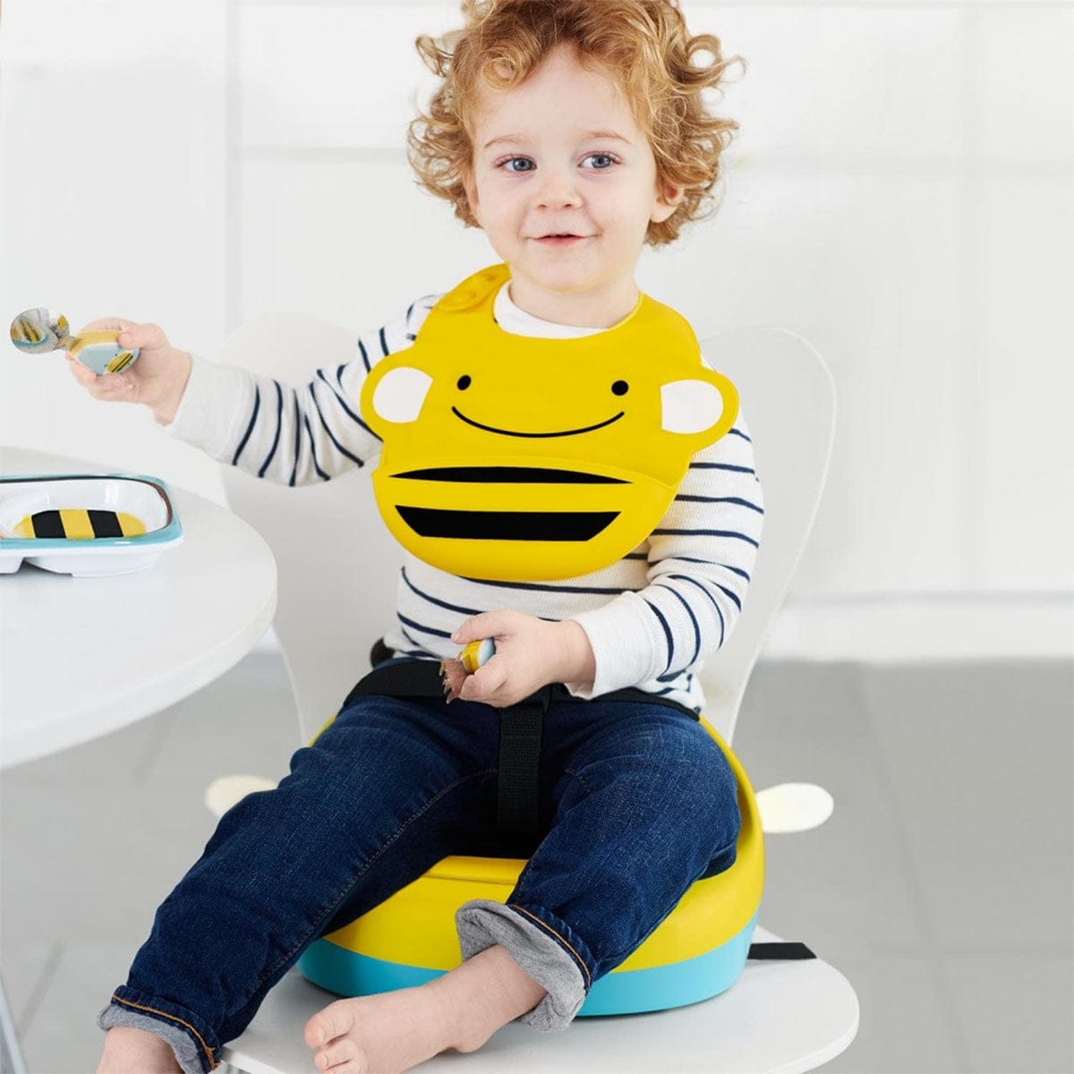 Skip Hop Zoo Portable Booster Chair - Bee
