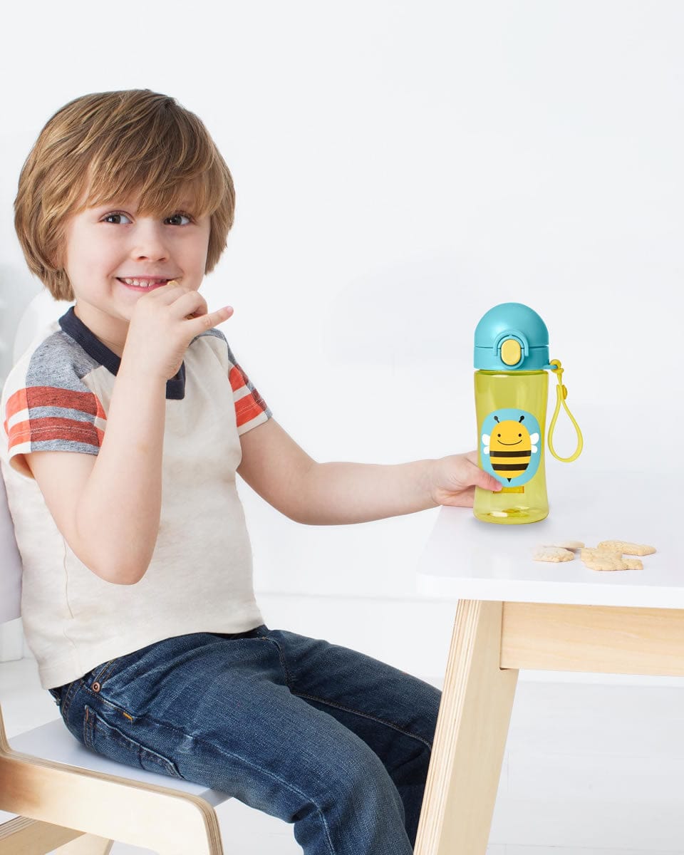 Skip Hop Zoo Lock-Top Sports Bottle - Bee