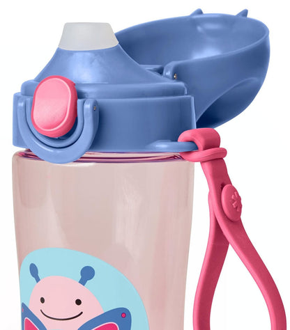 Skip Hop Zoo Lock-Top Sports Bottle - Butterfly