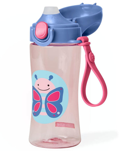 Skip Hop Zoo Lock-Top Sports Bottle - Butterfly