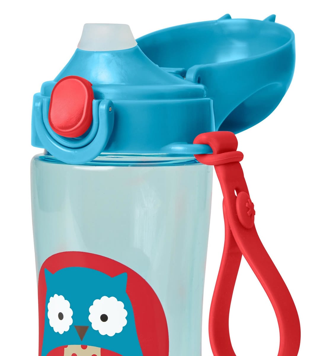 Skip Hop Zoo Lock-Top Sports Bottle - Owl