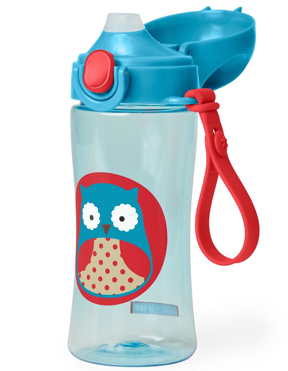 Skip Hop Zoo Lock-Top Sports Bottle - Owl