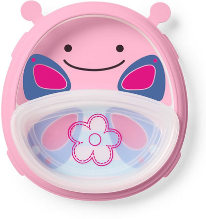 Skip Hop Zoo Smart Serve Plate & Bowl - Butterfly