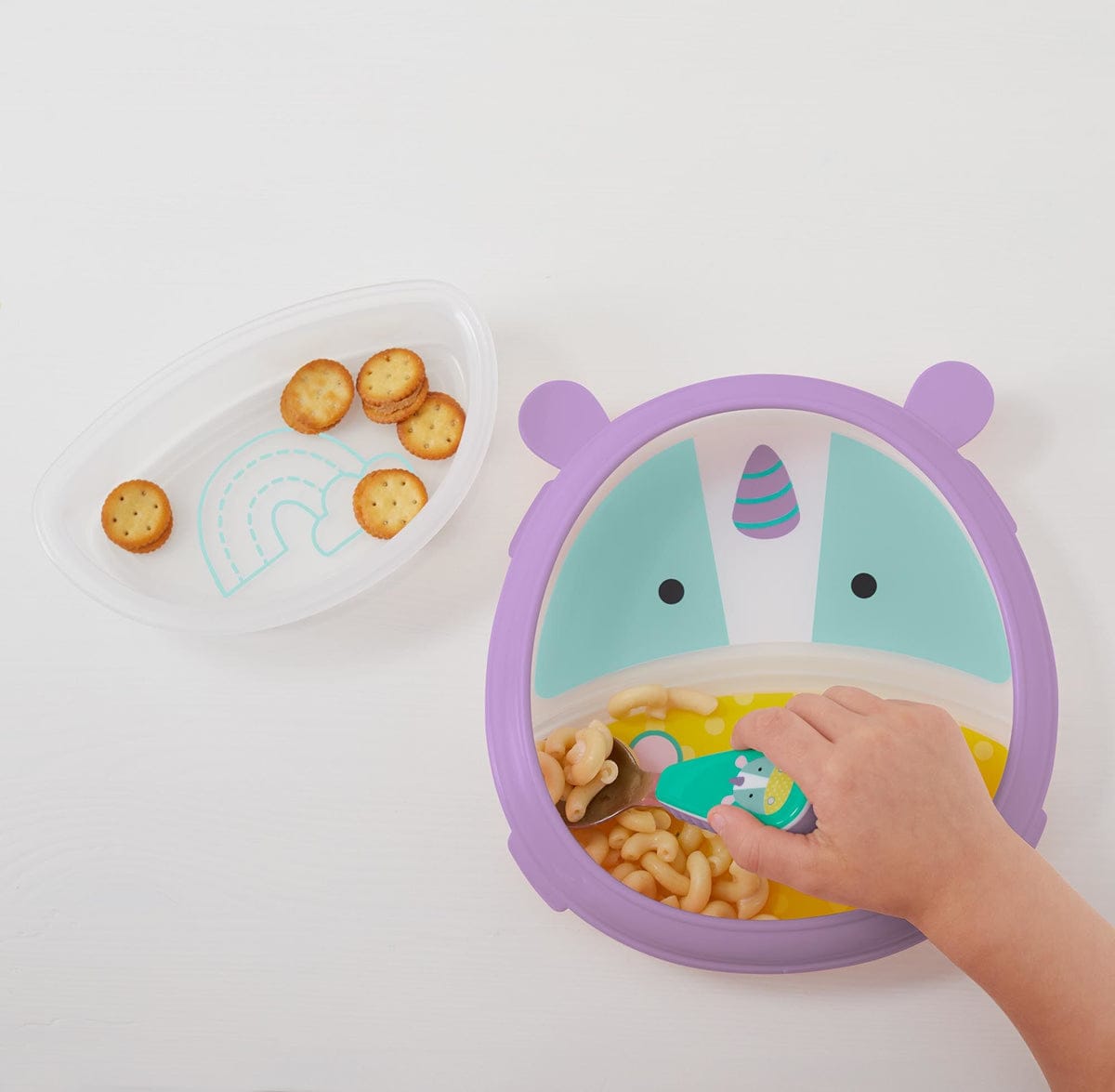 Skip Hop Zoo Smart Serve Plate & Bowl - Unicorn