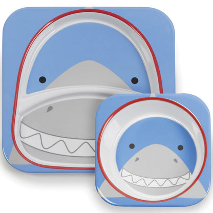 Skip Hop Zoo Divided  Plate - Shark