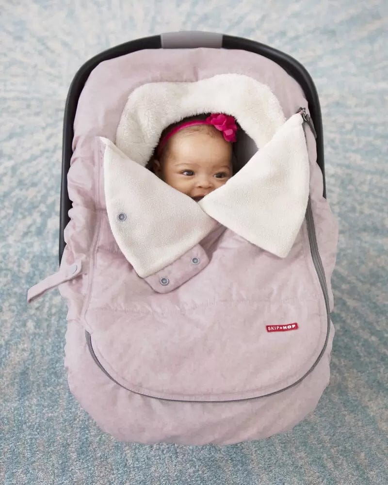 Skp Hop Stroll & Go Car Seat Cover - Pink Heather