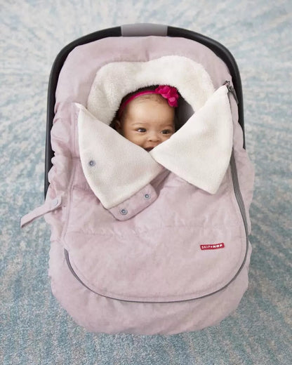 Skp Hop Stroll & Go Car Seat Cover - Pink Heather