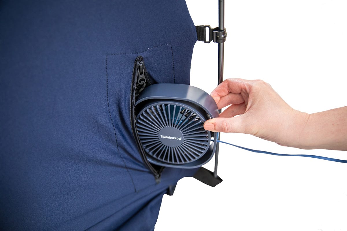 SlumberPod Privacy Canopy with Fan - Navy