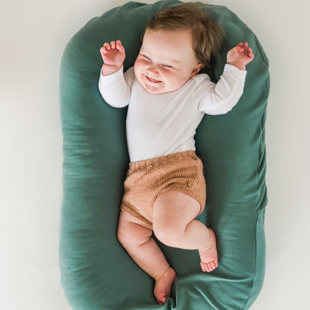 Snuggle Me Infant Lounger Cover - Moss