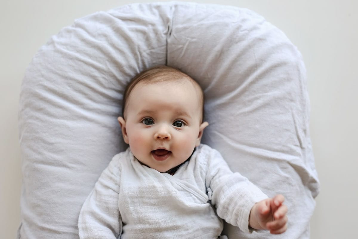 Snuggle Me Organic Lounger & Cover - Coast Linen